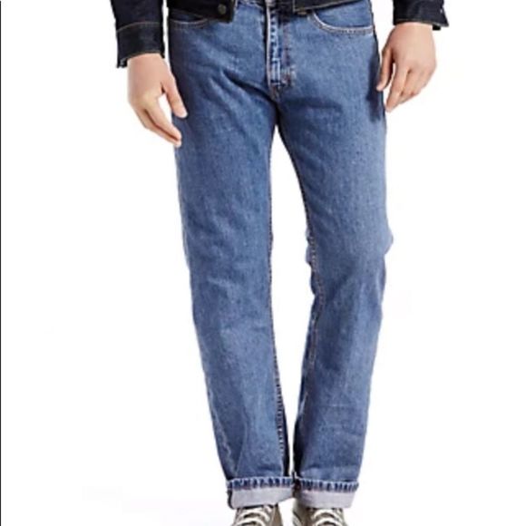 Levi's Other - Mens Vintage 90’s Levi’s 33x32 505’s blue jeans reg fit straight leg